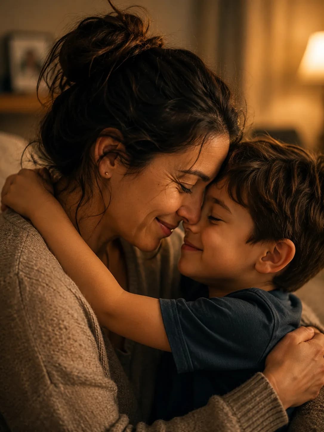 Close emocional entre mãe e filho